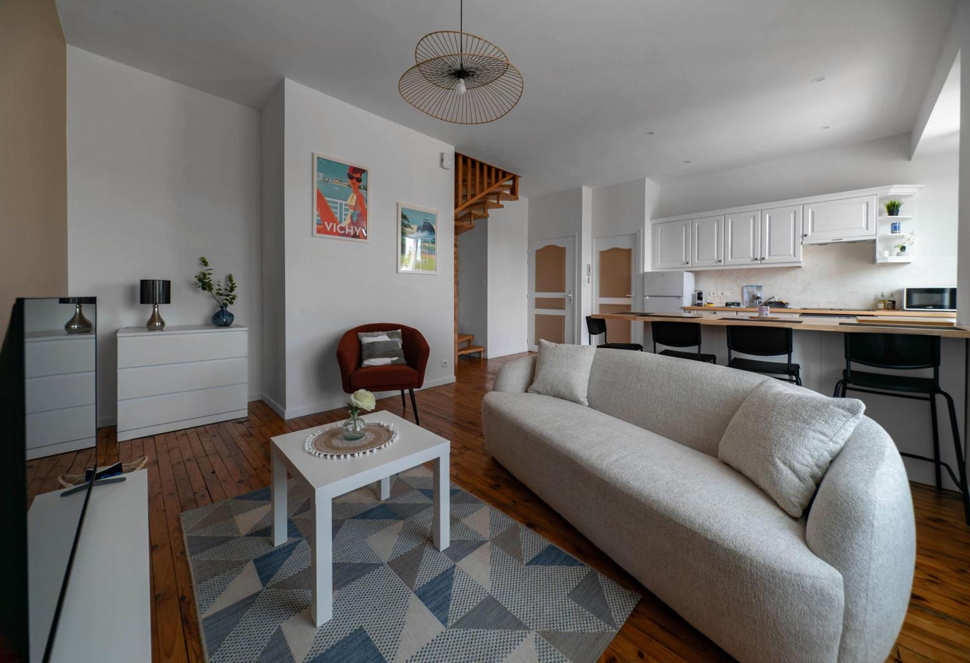 Le Grenet - Appartement Design En Duplex Виши Экстерьер фото